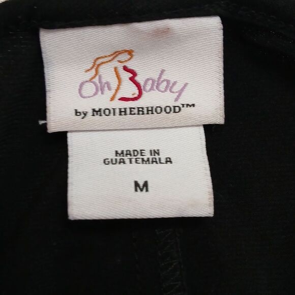 Oh Baby by Motherhood Maternity faux wrap cinched side maternity dress Sz M EUC - Picture 6 of 6